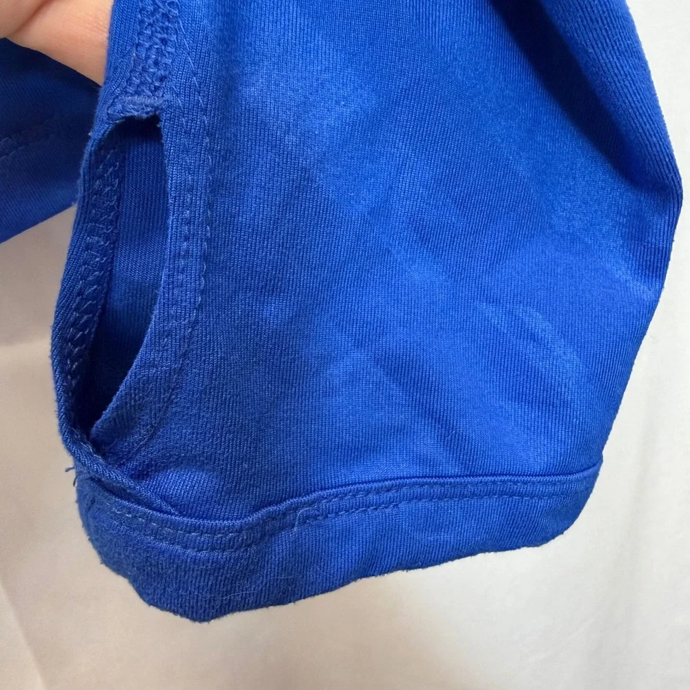 Duke Blue Devils Nike 1/4 Zip Pullover Womens Small Blue Dri-FIT Thumbholes NCAA
